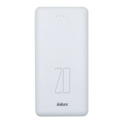 Inkax Power Bank 20000mAh PV-30 2.1A Charge Rapide - Blanc