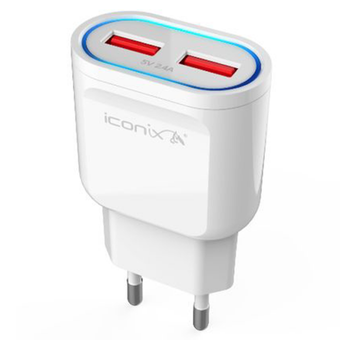 Chargeur ICONIX Micro-USB – 2.4A – IC-HC1021 Tunisie