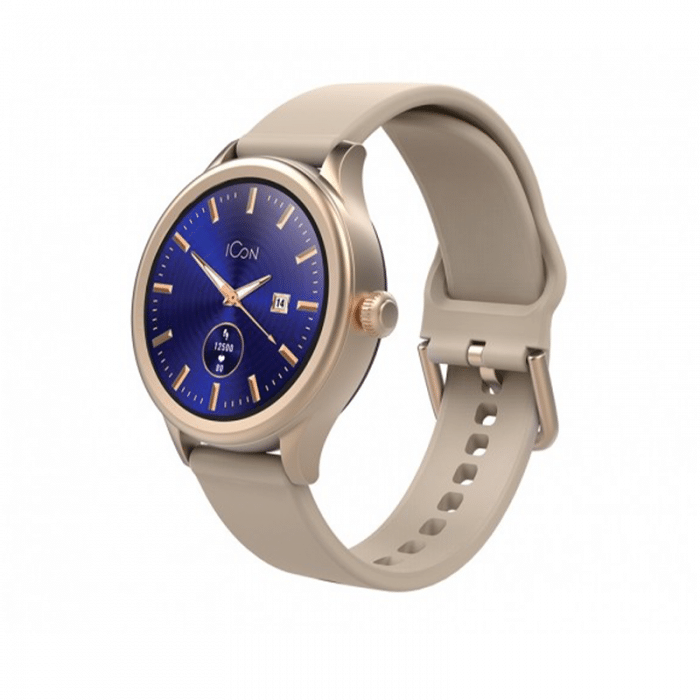 Montre Connecté Forever Amoled Icon AW-100 Or Rose Double Ceinture Tunisie