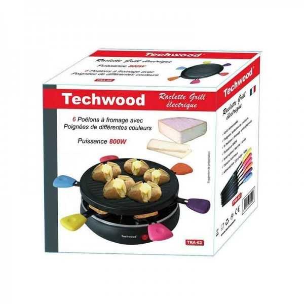 Appareil de cuisson Techwood 800 W Noir – TRA62 Tunisie