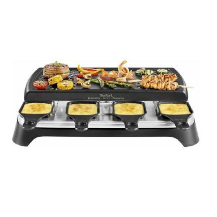 Raclette Grill Plancha Tefal 1100 W Noir – RE459801 Tunisie
