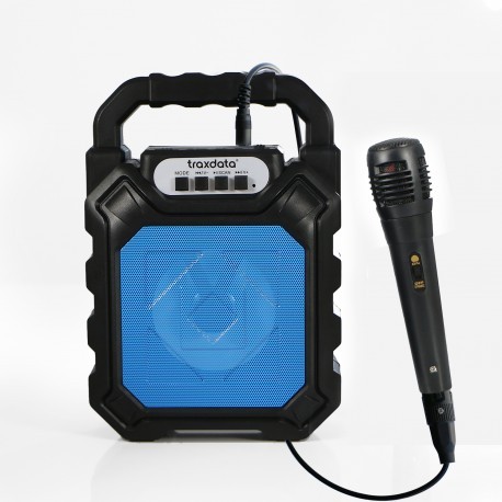 Mini Haut-parleur 4,5″ mobile avec Bluetooth et micro – karaokid Tunisie