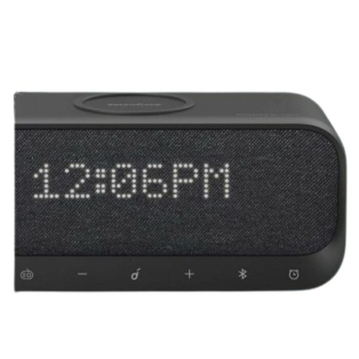 Enceinte et Radio-réveil Anker Soundcore Wakey Bluetooth avec Chargeur Qi sans Fil 10 W Noir – A3300311 Tunisie