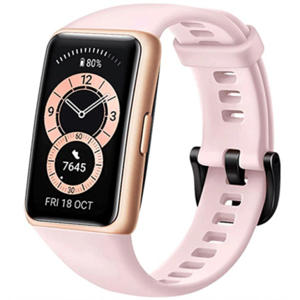 Montre Connecté Huawei Band 6 Rose – FRA-B19 Tunisie
