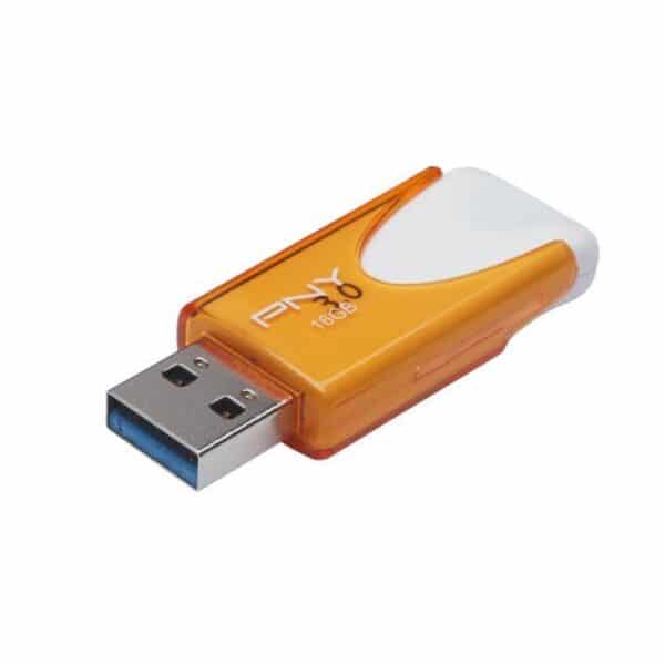 Clé USB PNY 16 Go USB 3.0 – Orange & Blanc Tunisie