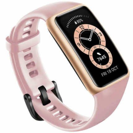 Montre Connecté Huawei Band 6 Rose – FRA-B19 Tunisie