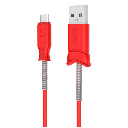 Cable USB Vers Micro USB HOCO X24 / Rouge Tunisie