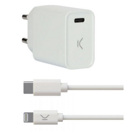 Chargeur Mural KSIX Pour IPHONE Avec Cable USB TYPE-C 20W B0925CDC04 Tunisie