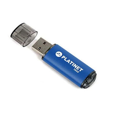 Clé USB Platinet 16 Go USB 2.0 X-Depo Bleu- PMFE16BL Tunisie