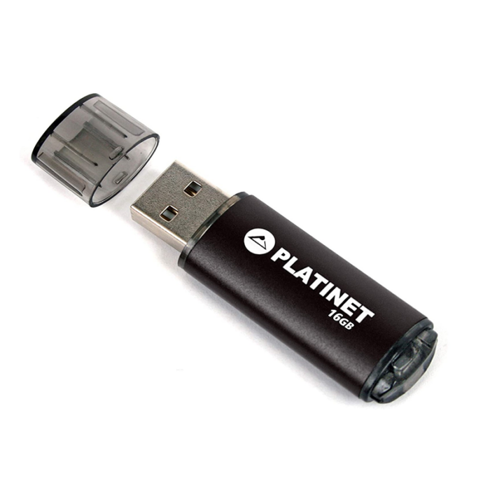 Clé USB Platinet 16 Go USB 2.0 X-Depo Noir – PMFE16B Tunisie
