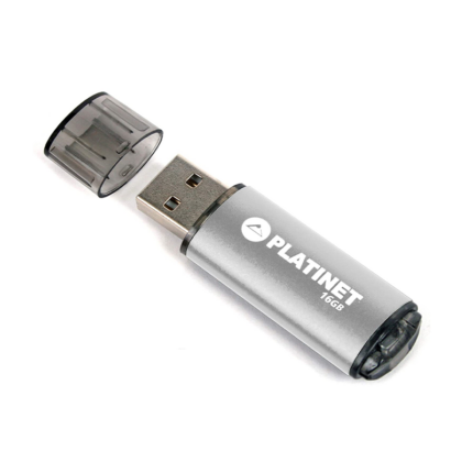 Clé USB Platinet 16 Go USB 2.0 X-Depo Silver – PMFE16S Tunisie
