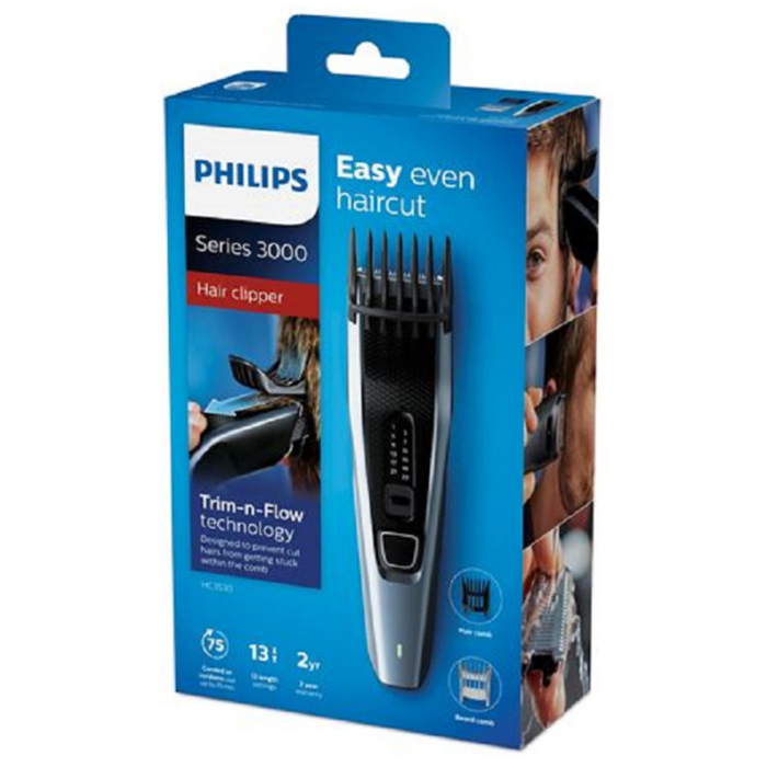Tondeuse à Cheveux Philips Séries 3000 HC3530/15 Gris & Noir Tunisie