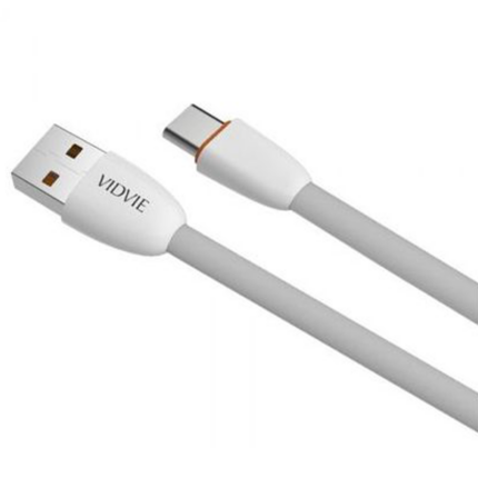 Câble charge rapide Vidvie 2.1 A  Micro USB  Blanc Tunisie
