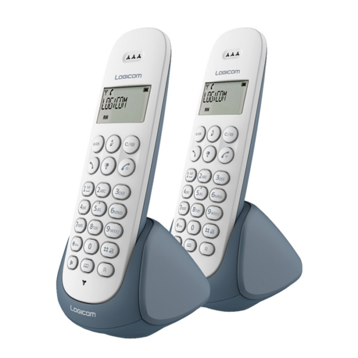 Téléphone Sans Fil Logicom Aura 250 gris