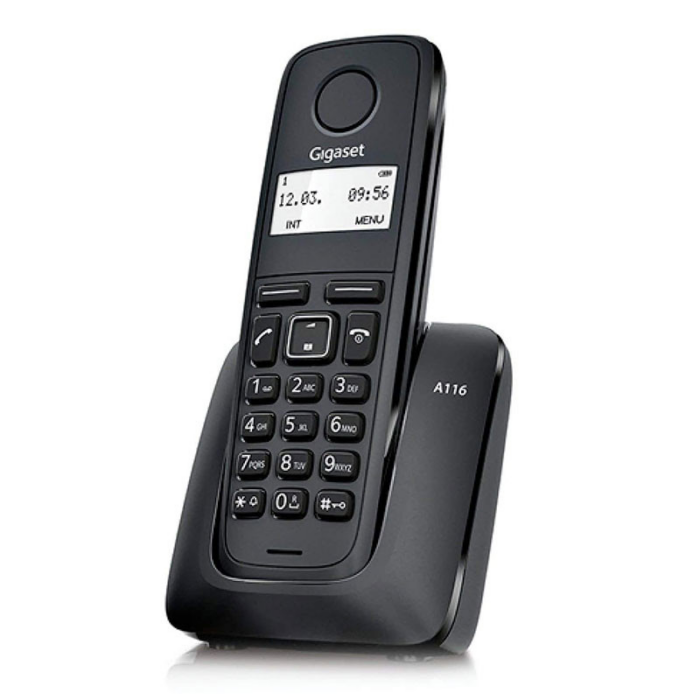 Téléphone sans fil Gigaset A116 – Noir