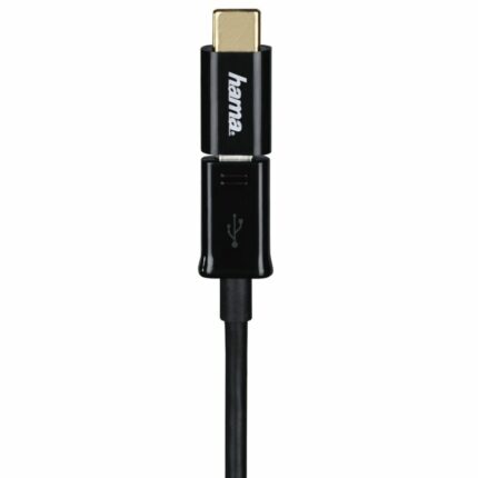 Adaptateur micro USB Vers USB Type-C  Noir Tunisie