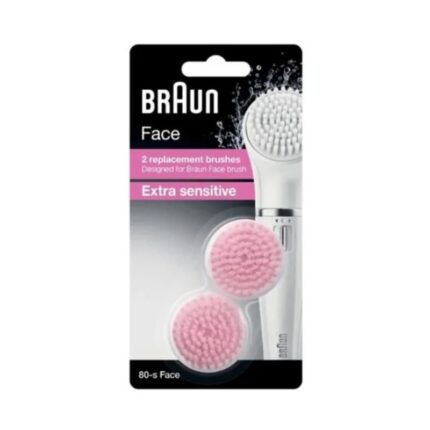 2 Brosse de remplacement Exfoliation pour Braun Face – SE80E Tunisie