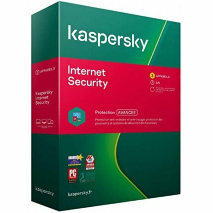 Antivirus Kaspersky Internet Security 2021 3 postes / 1 an Tunisie