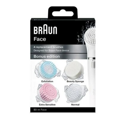 4 Brosses de remplacement Bonus Edition pour Braun Face – SE80-M Tunisie