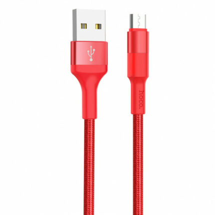 Câble HOCO USB Vers Micro USB X26 1M – Rouge Tunisie