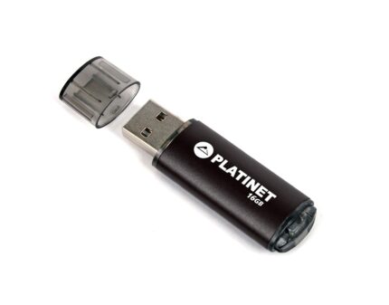 Clé USB Platinet 16 Go USB 2.0 X-Depo Noir – PMFE16B Tunisie