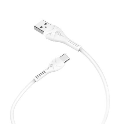 Câble USB HOCO X37 2.1A Pour Type C 1.2m – Blanc Tunisie