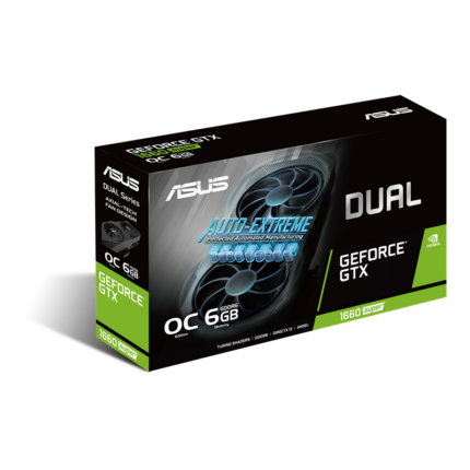 Carte Graphique ASUS Dual GeForce GTX 1660 SUPER OC 6 Go GDDR6 – 90YV0DS3-M0NA00 Tunisie