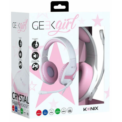Casque KONIX Geek Girl Crystal  Multiplateformes – 61881113592 Tunisie