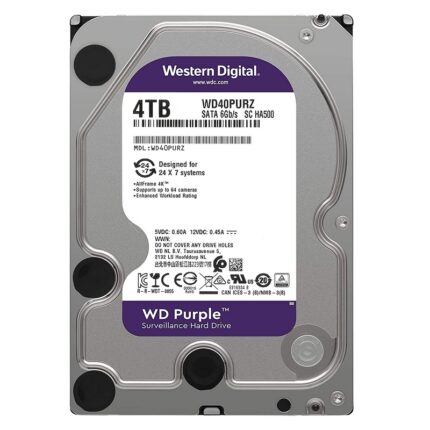 Disque Dur Interne Western Digital 6 To 3.5″ Purple – WD60PURZ Tunisie
