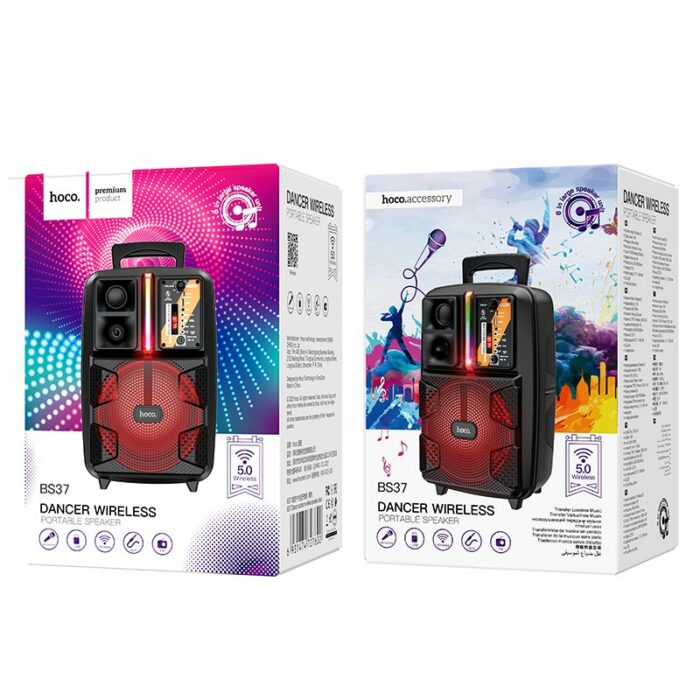 Haut-Parleur Bluetooth Hoco BS37 avec Micro Tunisie