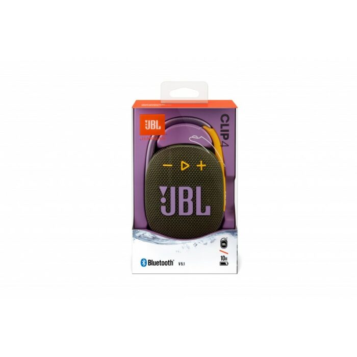 Haut-Parleur JBL Clip 4 Bluetooth – Vert – 97937 Tunisie