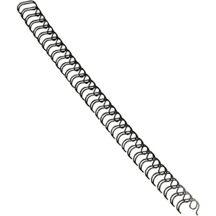 Spirale Métallique 34 boucles 1/4″ wire (6mm) Noir *53218* Tunisie