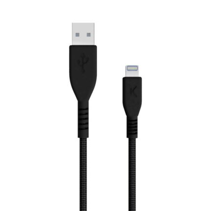 Cable KSIX USB Vers Lightning 1M – Noir Tunisie
