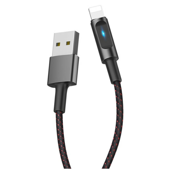 Cable USB HOCO U47 Essence Core Vers LIGHTNING 1.2 M – Noir Tunisie
