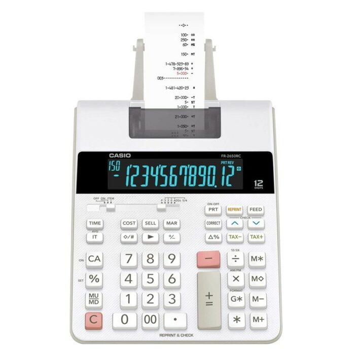 Calculatrices imprimantes semi-professionnelle Casio-FR-2650R Tunisie