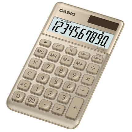 Calculatrice  de bureau Casio NS-10SC-GD 10 Chiffres Gold Tunisie