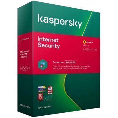 Antivirus Kaspersky Internet Security 2021 1 Poste Tunisie