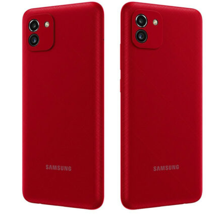 Smartphone Samsung Galaxy A03 4 Go -128 Go – Rouge Tunisie