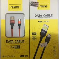 Câble Foneng data X28 2.4 A micro Tunisie