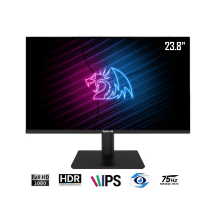 Ecran Gaming Redragon Mirror Basic 23.8″ Led Full HD – 75 Hz – Noir –  M2413S Tunisie