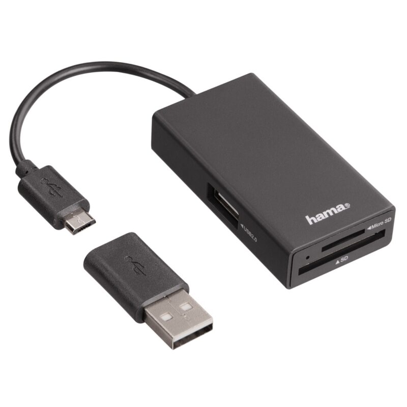 Sans Marque Lecteur Adaptateur Carte SD Vers USB Et Micro USB - ASD-3 à  prix pas cher