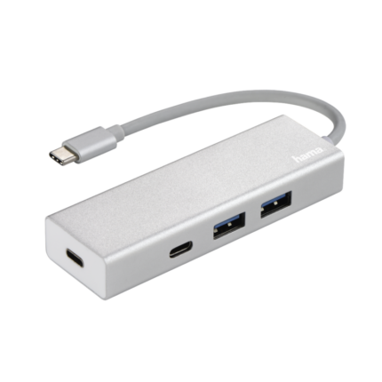 Hub USB 3.1 Type-C 1:4 Aluminium 2 x USB-A 2 x Lan Tunisie