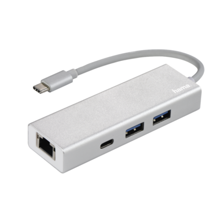 Hub USB 3.1 Type-C 1:4 Aluminium 2 x USB-A 2 x USB-C Tunisie