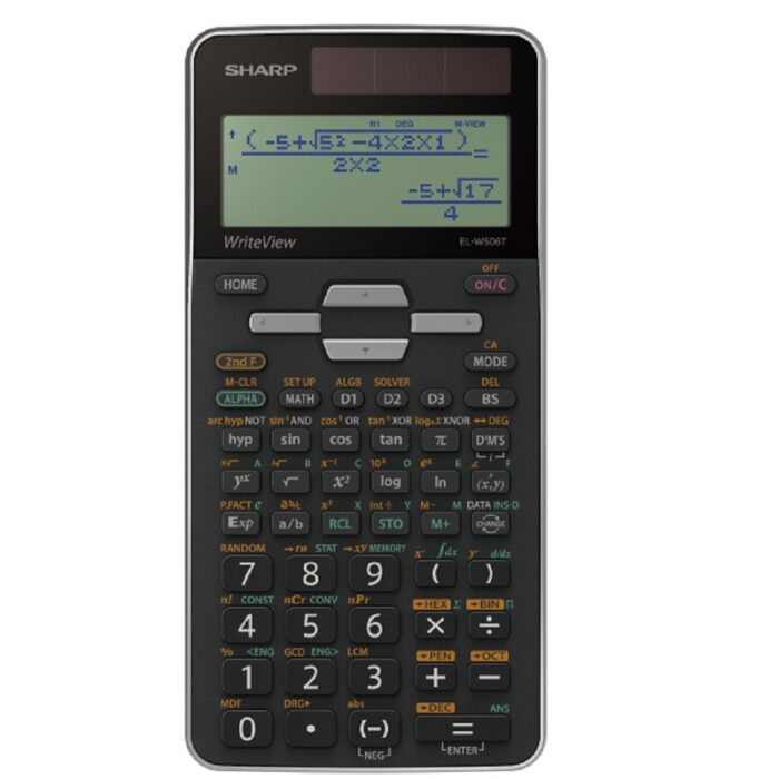 Calculatrice Scientifique Sharp EL-W506TB-GY  Noir & Gris Tunisie