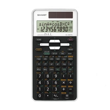 Calculatrice Scientifique Sharp EL-506TS-WH Noir & Blanc Tunisie