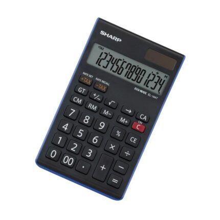 Calculatrice Sharp EL-144T Noir Tunisie