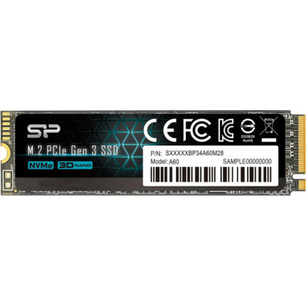 Disque Dur Interne SSD 1TO SILICON POWER A60 PCIe M.2 2280 Gen3 x 4 Tunisie