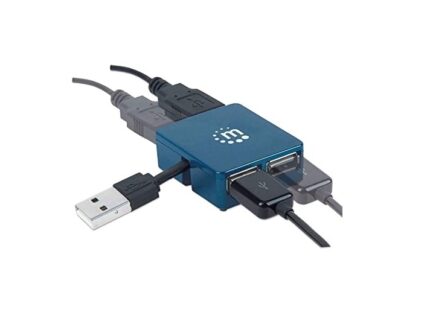 Micro Hub USB Manhattan 4 Ports (160605) Tunisie