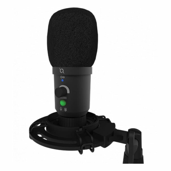 Microphone AQIRYS USB Voyager Cardioïde – Noir Tunisie