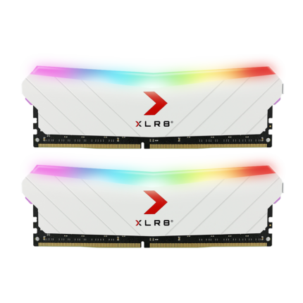 PNY XLR8 GAMING EPIC-X RGB – (2X8GB) – 3200MHZ – White Tunisie